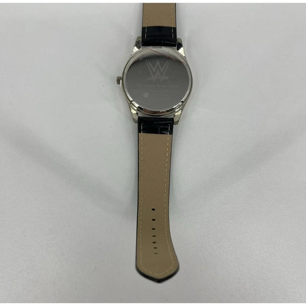 WWE Becky Lynch The Man Watch‎ Men's Size Black Leather Band Game Time New
